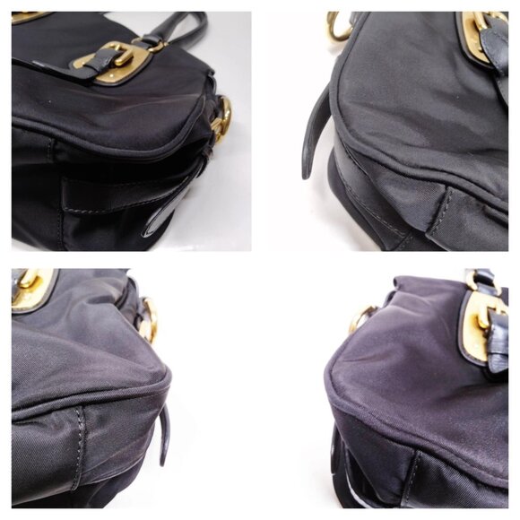 Prada Hand Bag Black Nylon mon650-102925 - Picture 10 of 16